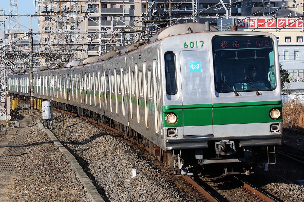 東京メトロ  6000系 6117F