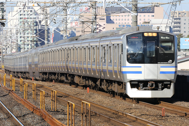 E217系クラY-33編成を本八幡駅で撮影した写真
