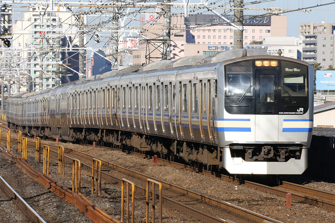 E217系クラY-4編成を本八幡駅で撮影した写真