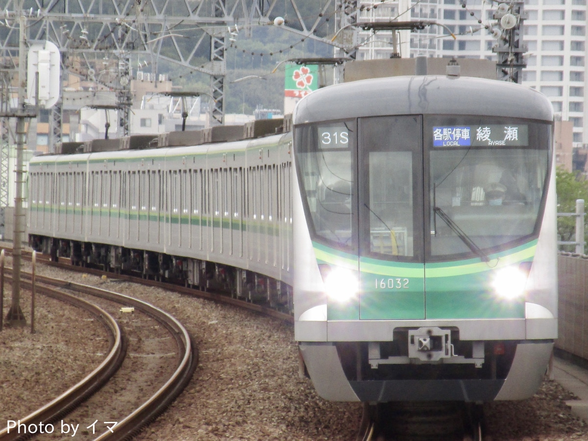 東京メトロ 綾瀬検車区 16000系 16132F