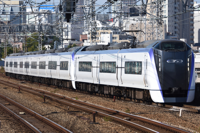 松本車両センターE353系モトS211編成を西荻窪駅で撮影した写真