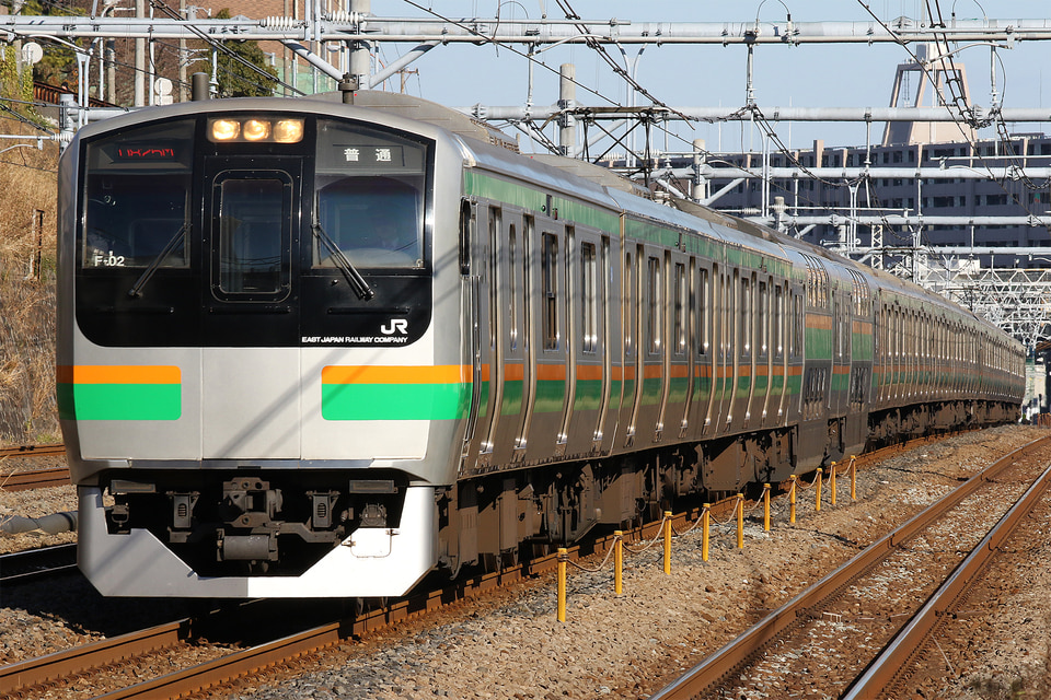 JR東E217系コツF-02編成<br class="br-sp" />(コツF02編成)(コツF-02)(コツF02)の写真