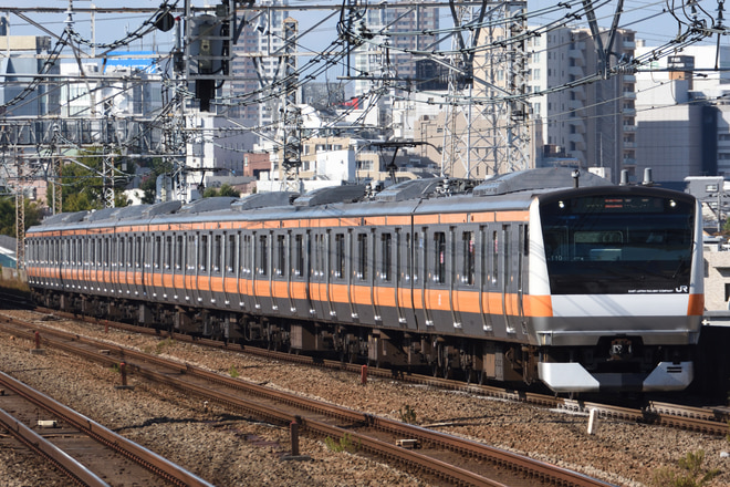 豊田車両センター本区E233系トタT10編成を西荻窪駅で撮影した写真