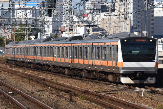 豊田車両センター本区E233系トタT40編成を西荻窪駅で撮影した写真