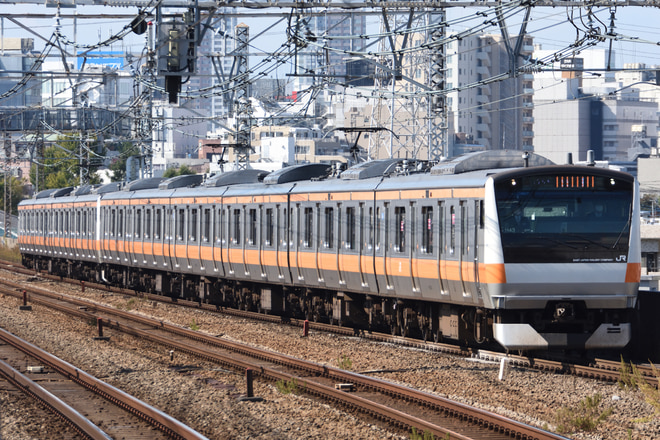 豊田車両センター本区E233系トタH43編成を西荻窪駅で撮影した写真