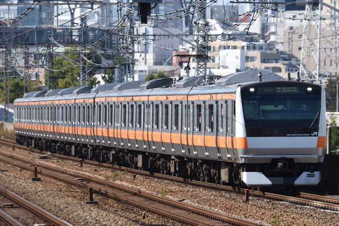 豊田車両センター本区E233系トタT7編成を西荻窪駅で撮影した写真