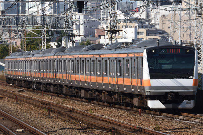 豊田車両センター本区E233系トタH57編成を西荻窪駅で撮影した写真