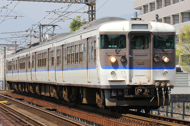 115系N-09編成を修大附属鈴峯前駅で撮影した写真