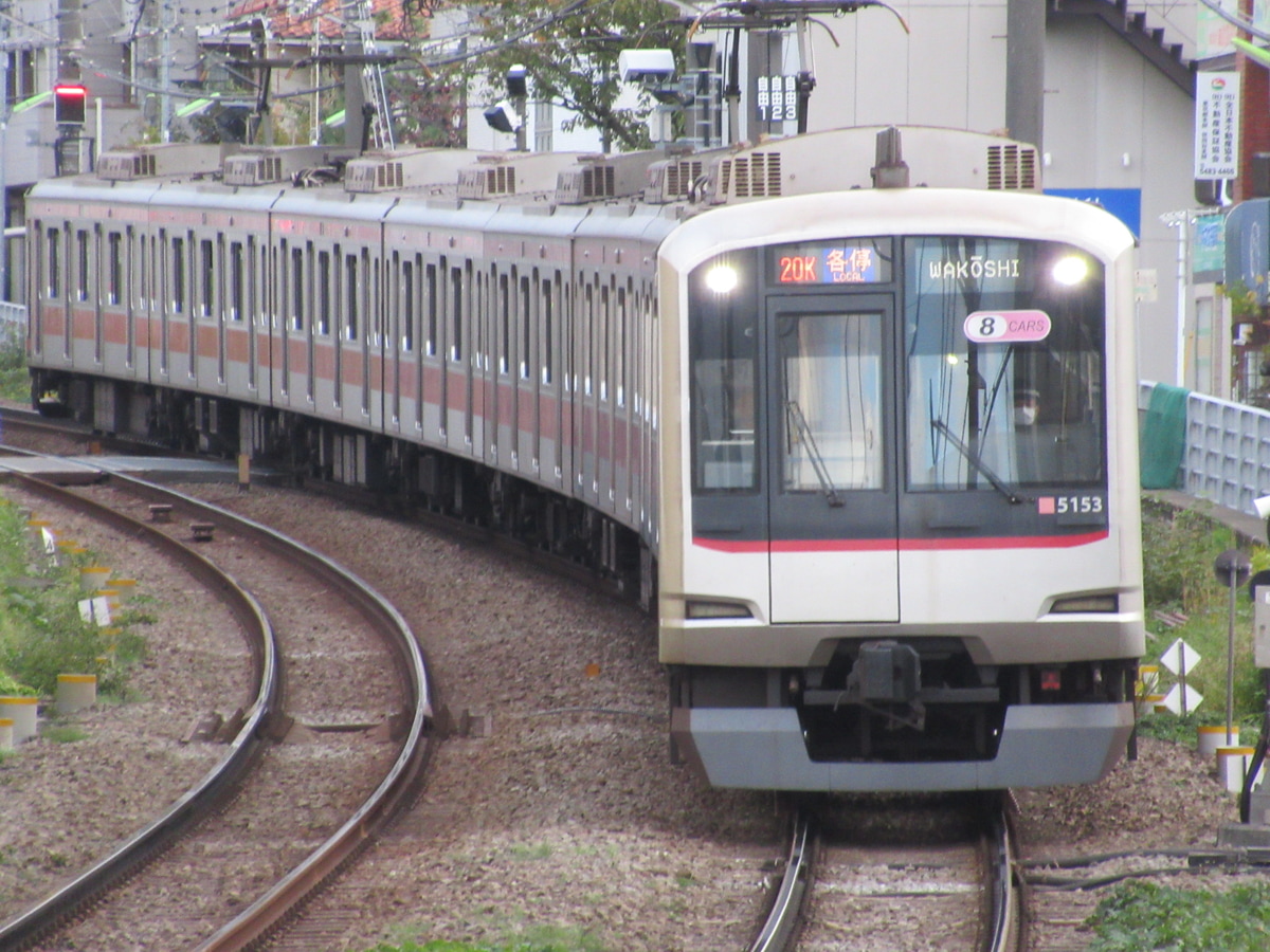 東急電鉄 元住吉検車区 5050系 5153F