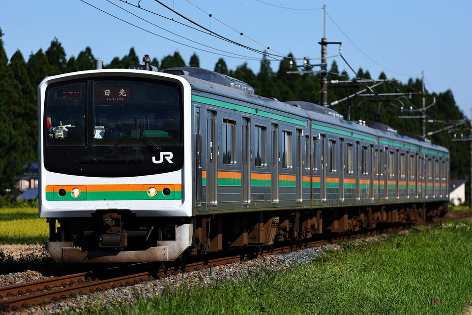 JR東205系ヤマY8編成<br class="br-sp" />(Y8編成)の写真