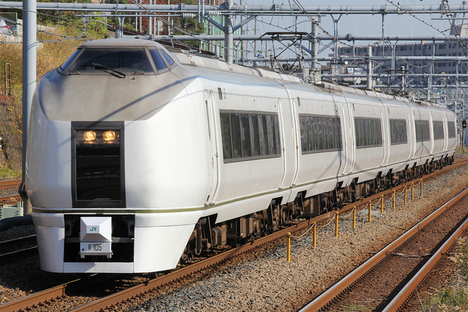 651系カツK105編成を新子安駅で撮影した写真