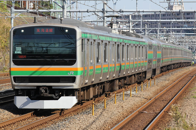 E231系コツK-02編成を新子安駅で撮影した写真