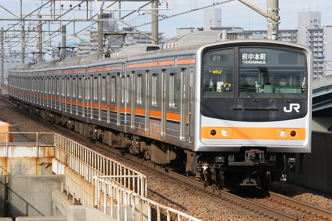 205系ケヨM62編成を舞浜駅で撮影した写真