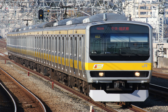 E231系ミツB14編成を西荻窪駅で撮影した写真