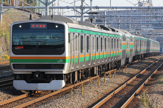 E231系コツK-29編成を新子安駅で撮影した写真