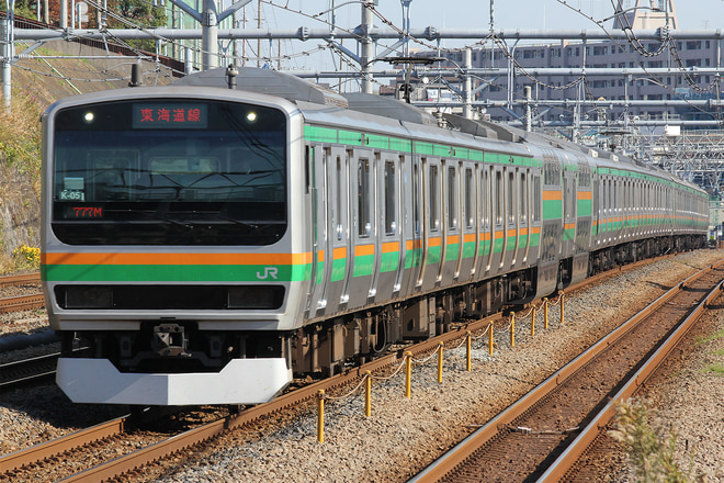 E231系コツK-05編成を新子安駅で撮影した写真