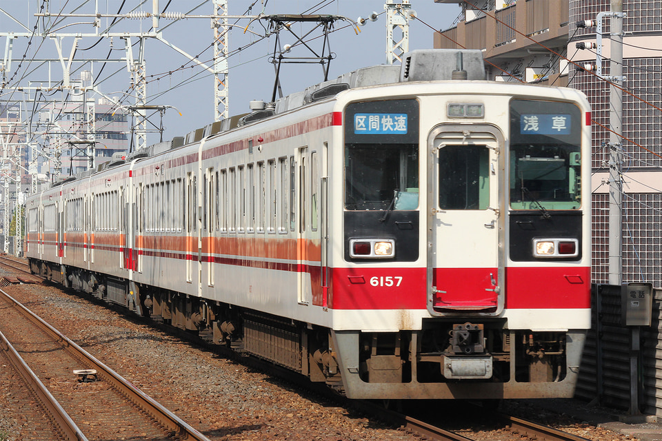 東武6050系6157F<br class="br-sp" />(6157編成)の写真