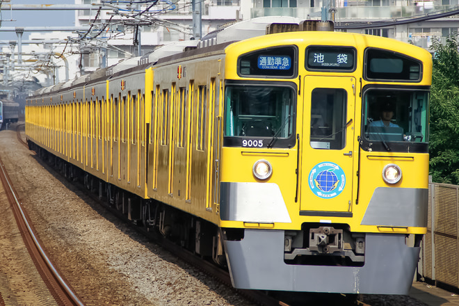9000系9105Fを中村橋駅で撮影した写真