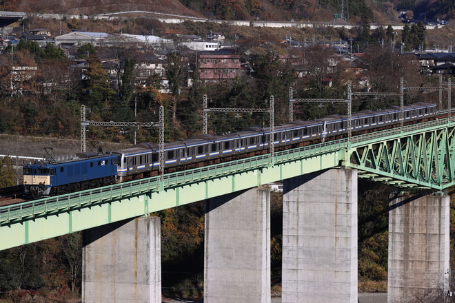 長岡車両センターEF641032を鳥沢～猿橋間で撮影した写真