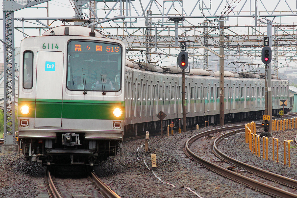東京メトロ  6000系 6114F