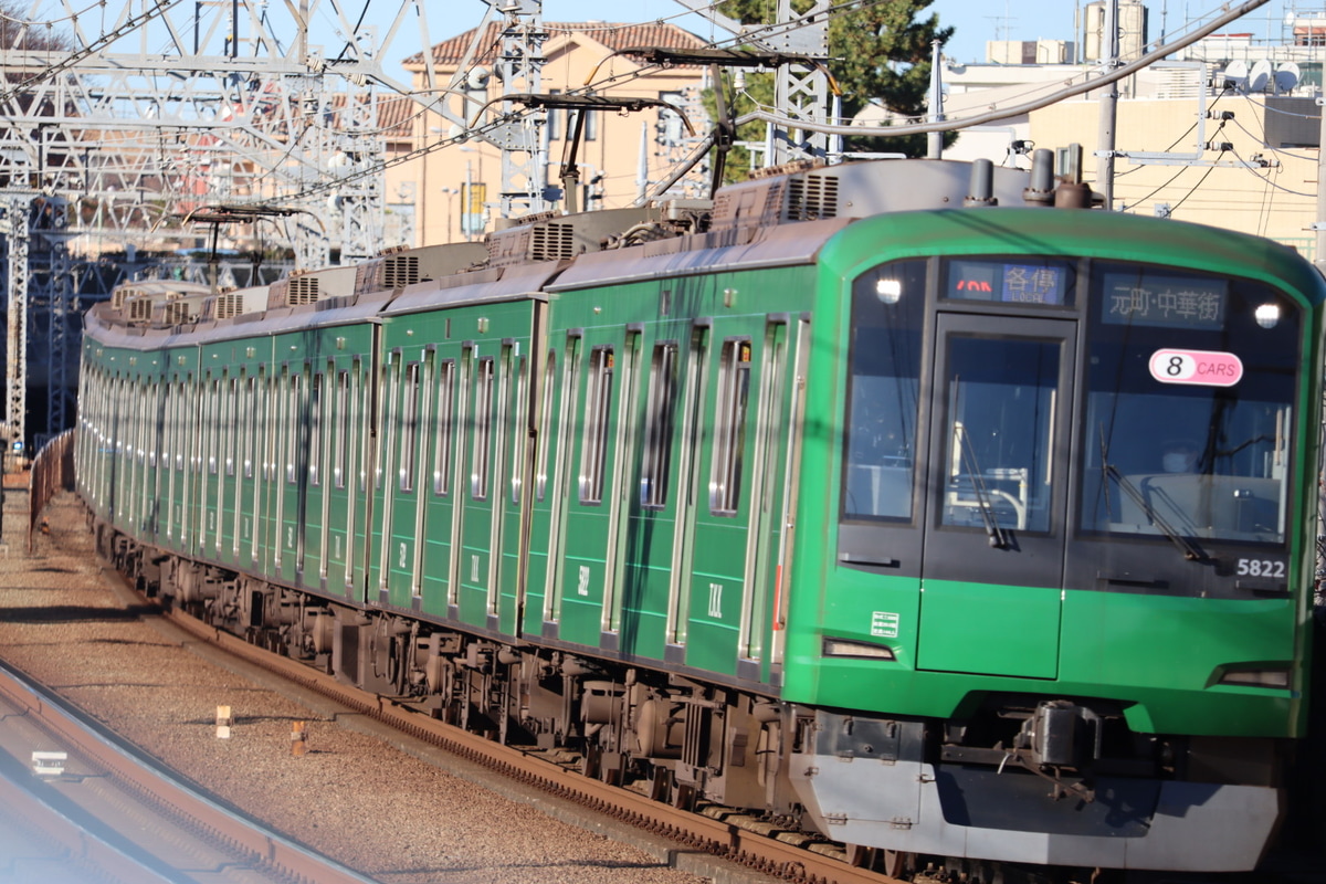 東急電鉄 元住吉検車区 5000系 5122F