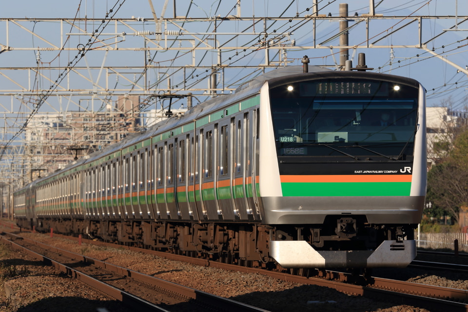 JR東E233系ヤマU218編成<br class="br-sp" />(U218編成)の写真