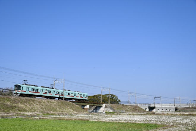 筑紫車両基地7050形7155Fを蒲池～矢加部間で撮影した写真