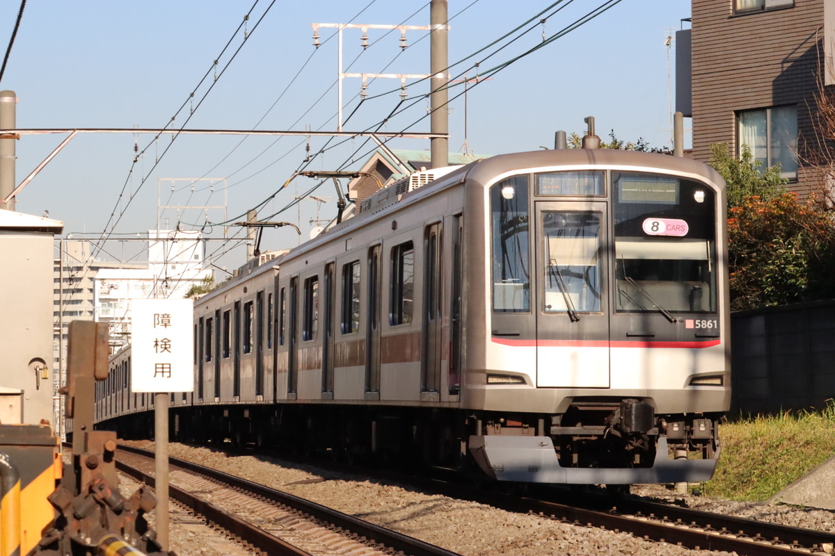 東急電鉄 元住吉検車区 5050系 5161F
