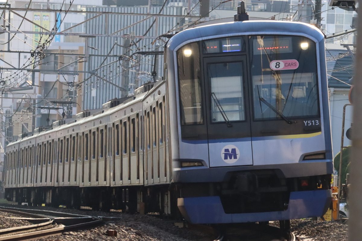 横浜高速鉄道 元住吉検車区 Y500系 Y513F