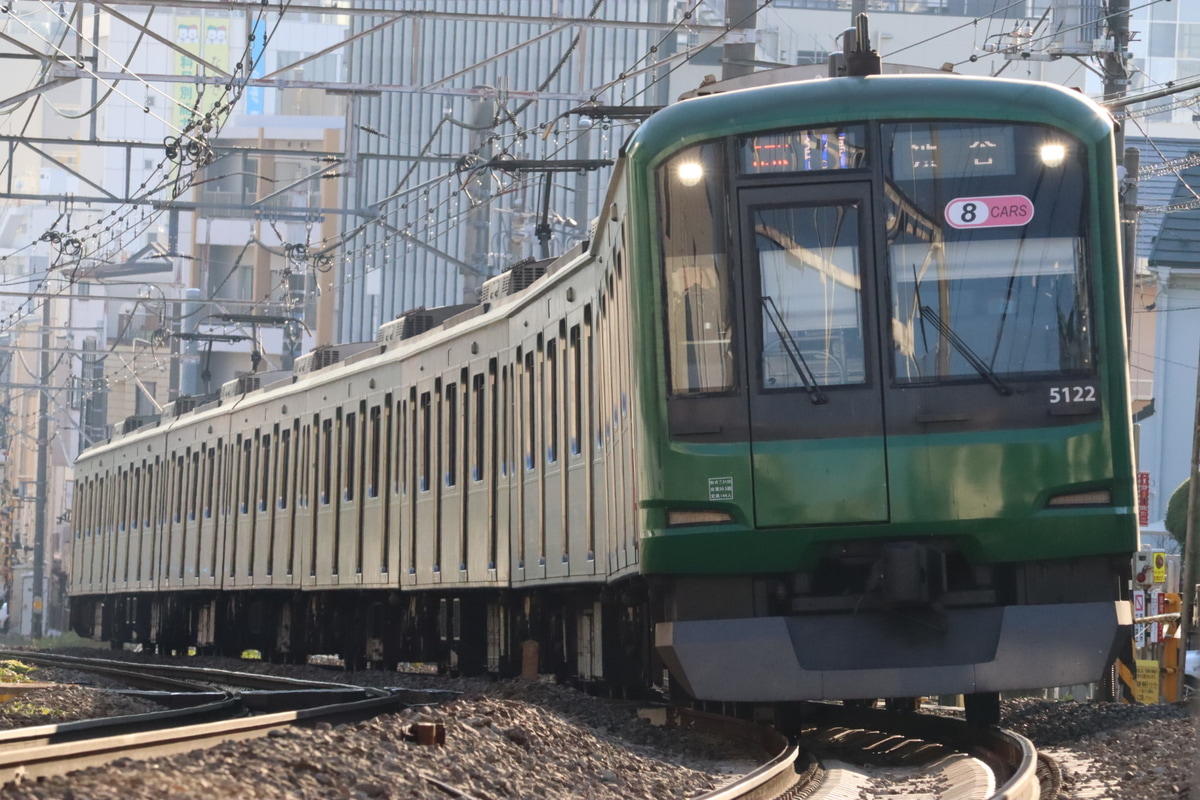 東急電鉄 元住吉検車区 5000系 5122F