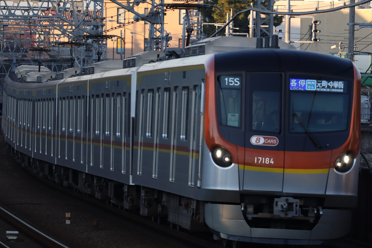 東京メトロ 和光検車区 17000系 17184F