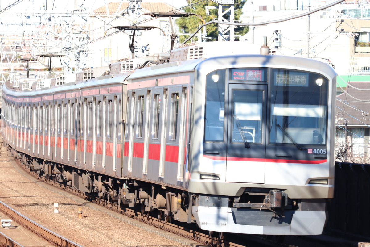 東急電鉄 元住吉検車区 5050系 4105F