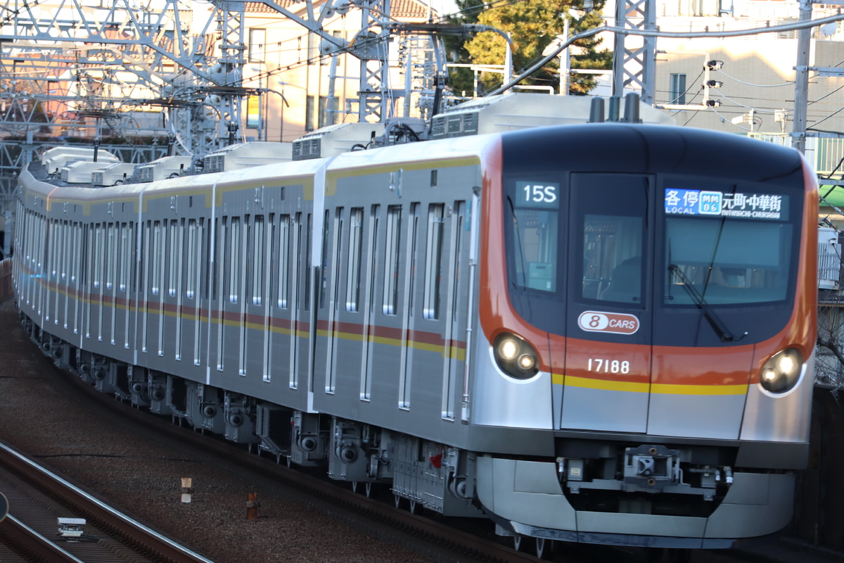 東京メトロ 和光検車区 17000系 17188F