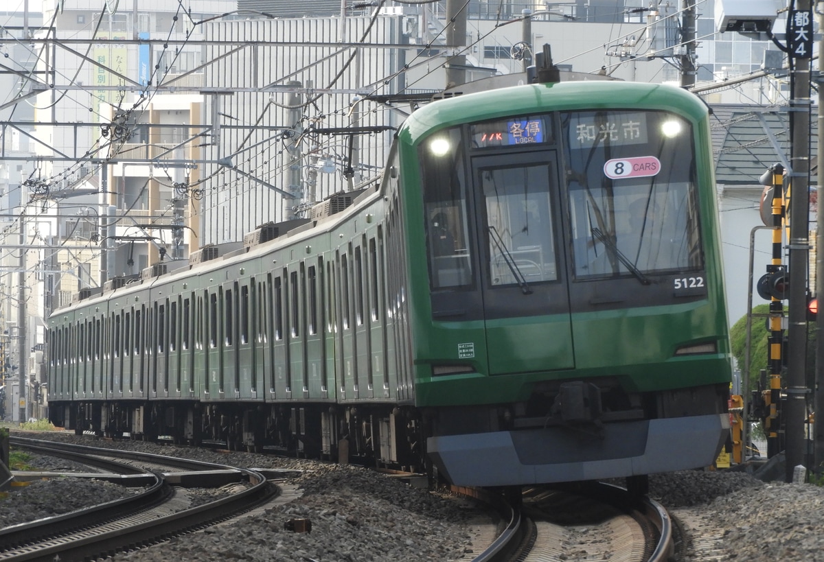 東急電鉄 元住吉検車区 5050系 5122f