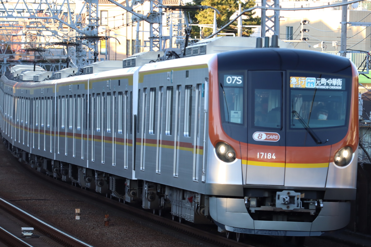 東京メトロ 和光検車区 17000系 17184F