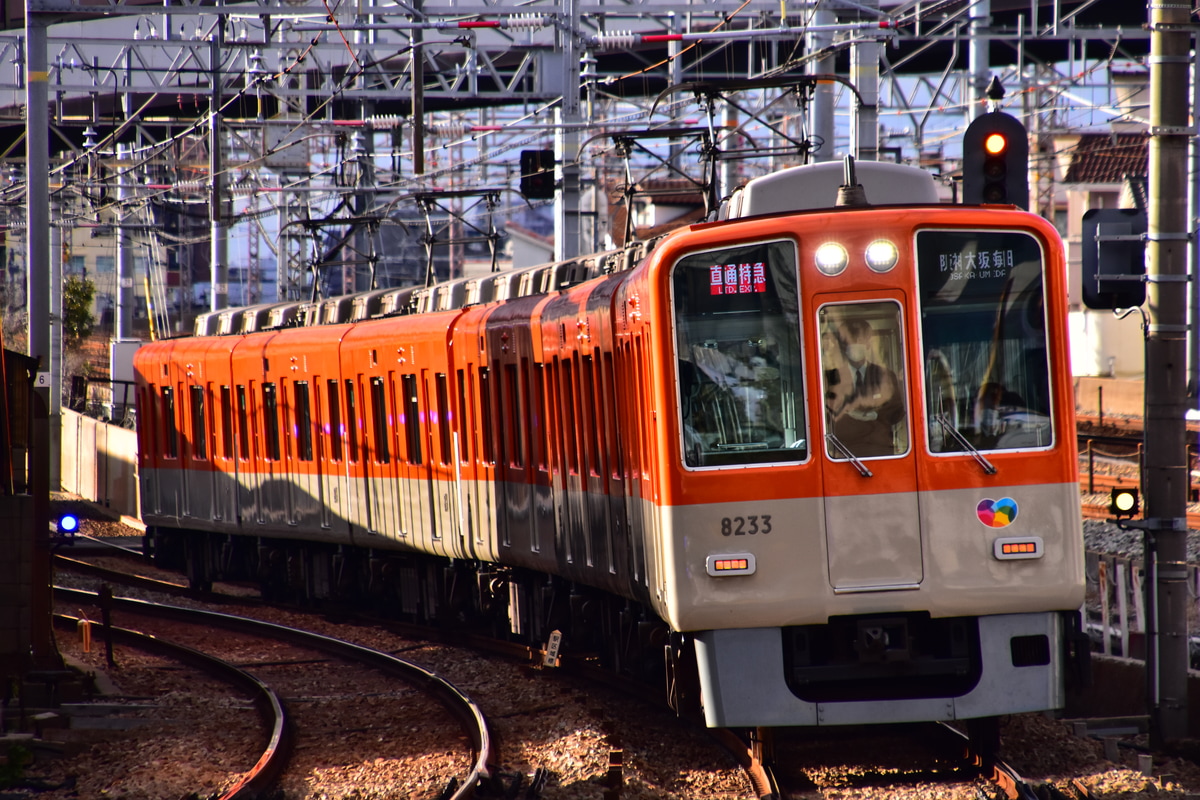 阪神電気鉄道 尼崎車庫 8000系 8233F