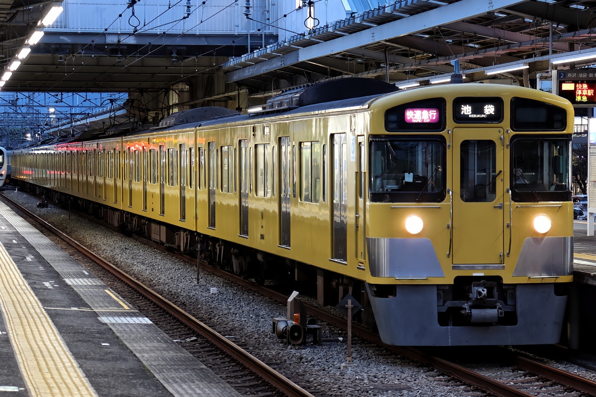 西武鉄道 武蔵丘車両管理所 新2000系 2063F