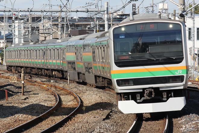 E231系ヤマU510編成を宮原駅で撮影した写真