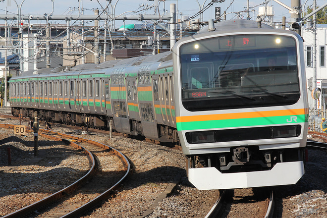 E231系ヤマU512編成を宮原駅で撮影した写真