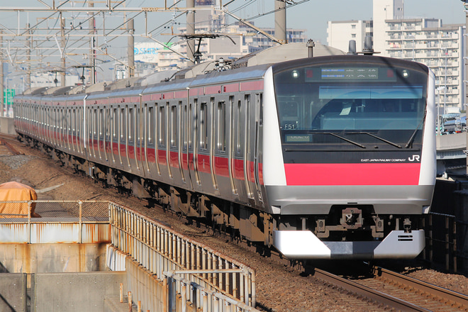E233系ケヨF51編成を舞浜駅で撮影した写真