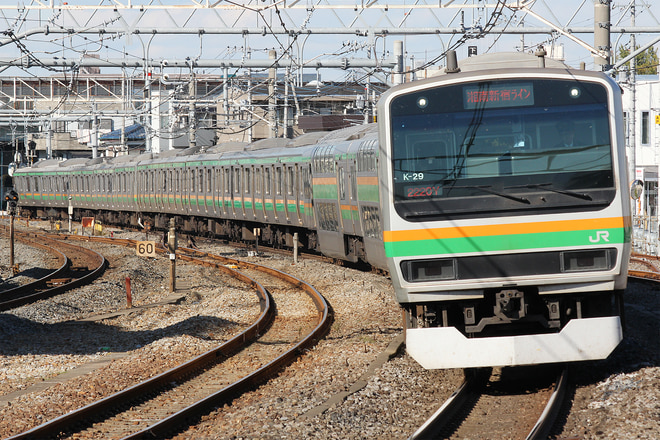 E231系コツK-29編成を宮原駅で撮影した写真