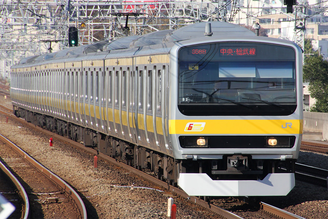 E231系ミツB2編成を西荻窪駅で撮影した写真