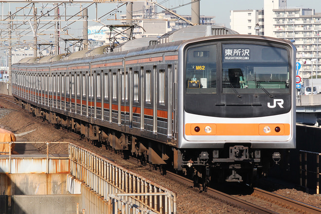 205系ケヨM62編成を舞浜駅で撮影した写真