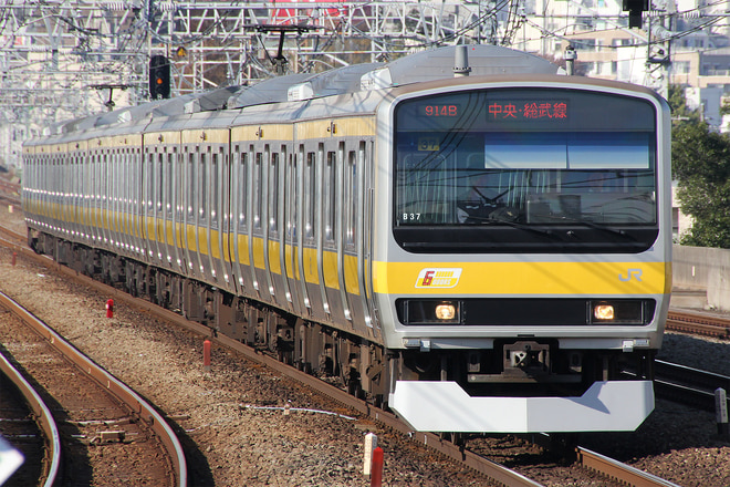 E231系ミツB37編成を西荻窪駅で撮影した写真