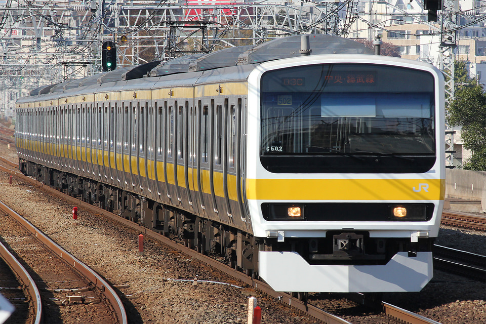 JR東209系ミツC502編成<br class="br-sp" />(C502編成)(ミツC502)の写真