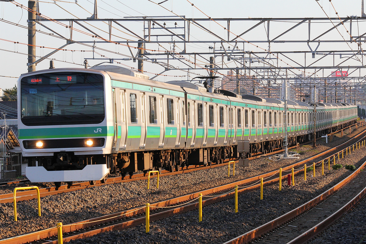 JR東日本  E231系 マト116編成