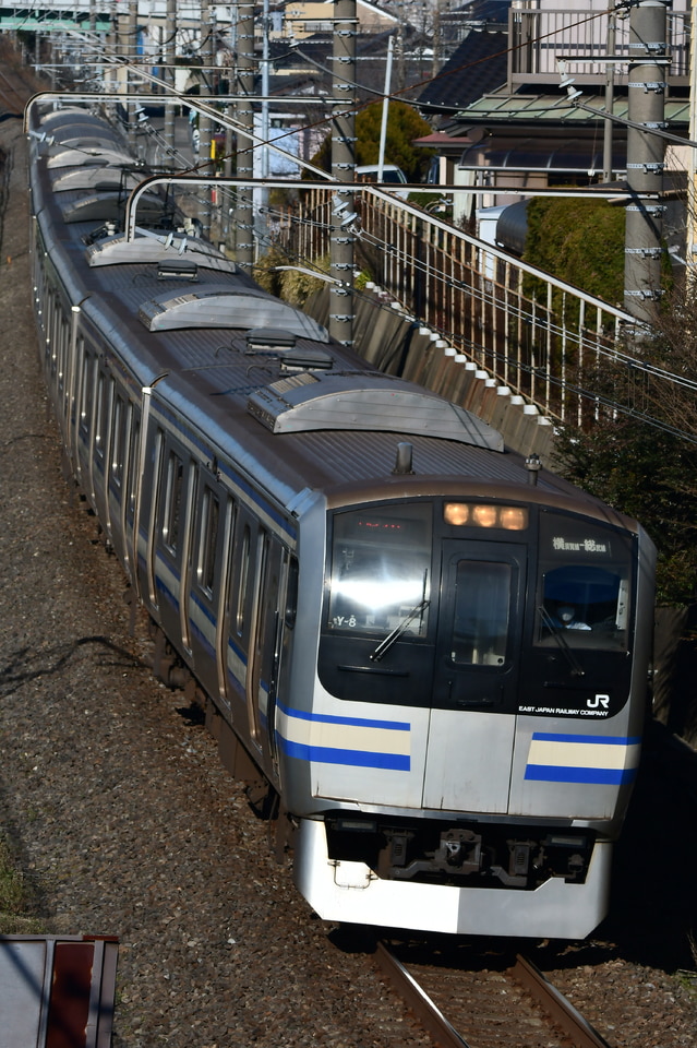 JR東E217系クラY-8編成<br class="br-sp" />(Y-8編成)(Y8編成)の写真