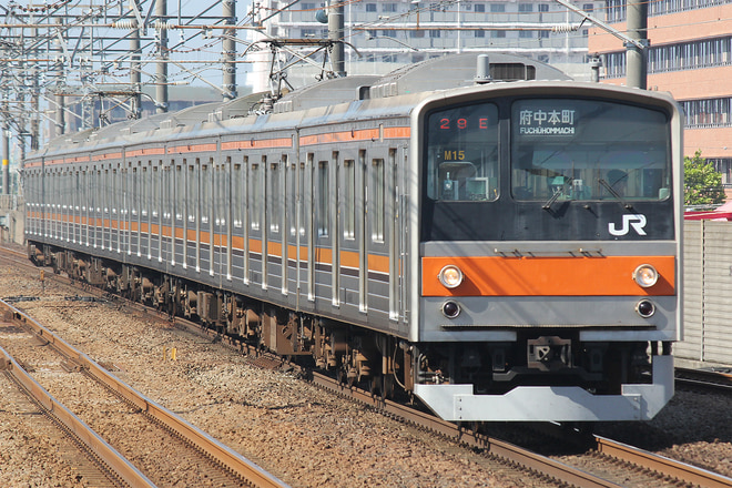 205系ケヨM15編成を新浦安駅で撮影した写真
