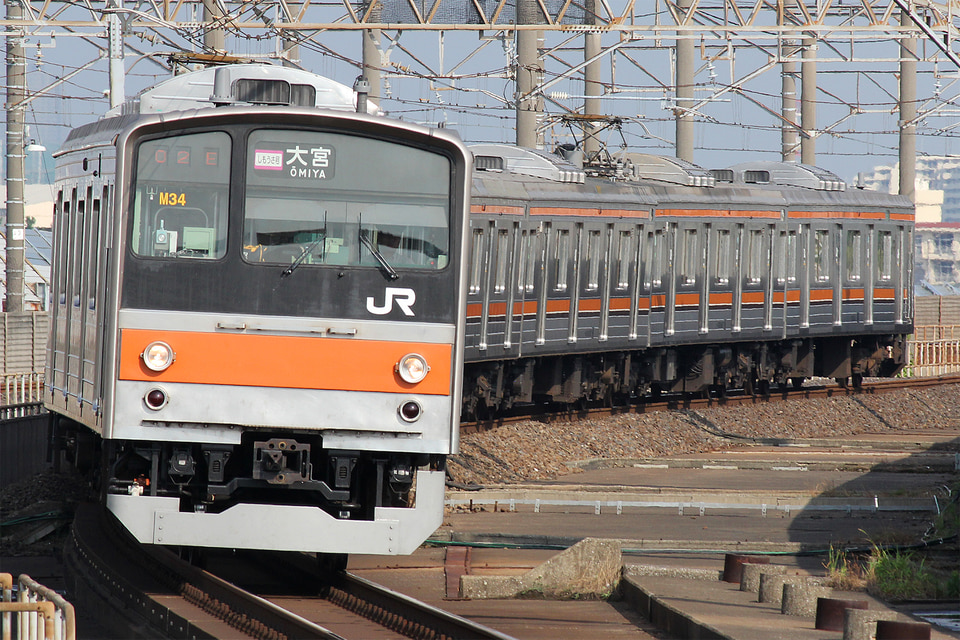 JR東205系ケヨM34編成<br class="br-sp" />(ケヨM34)の写真