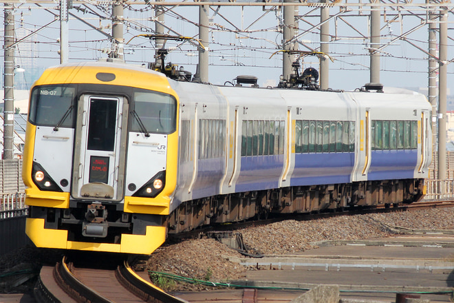 E257系マリNB-07編成を南船橋駅で撮影した写真